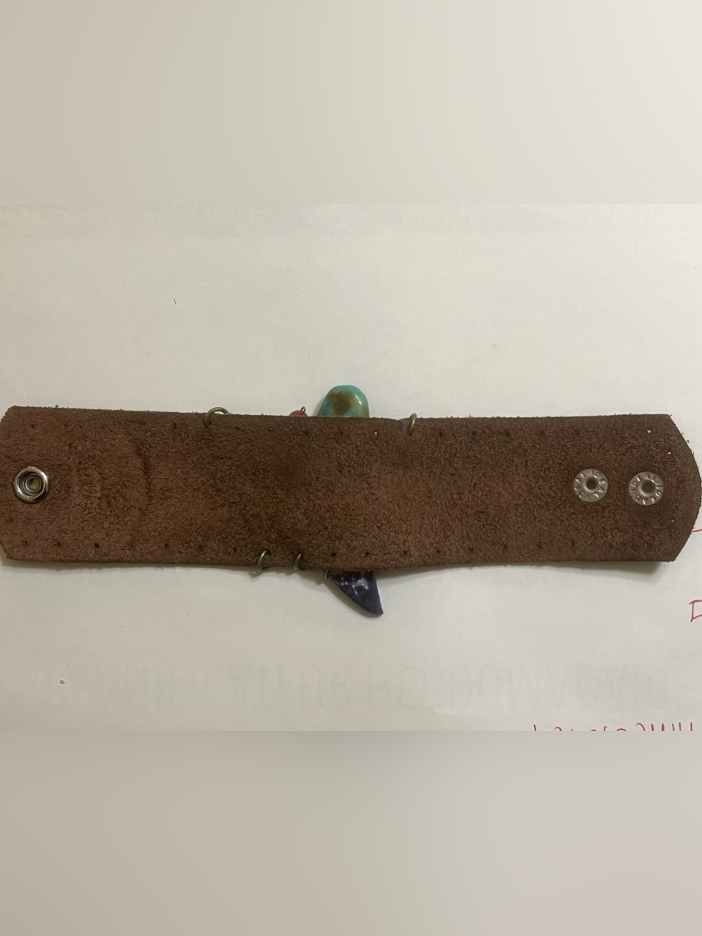 Real leather bracelet